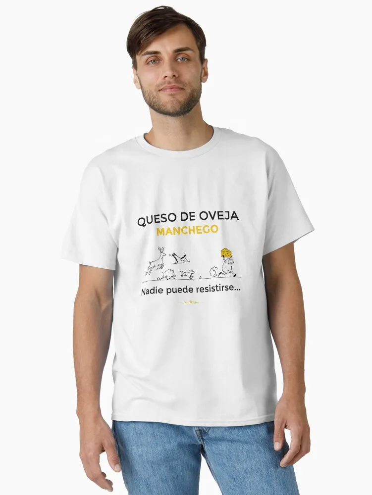 Camiseta Queso manchego, nadie puede resistirse de Don Qixo