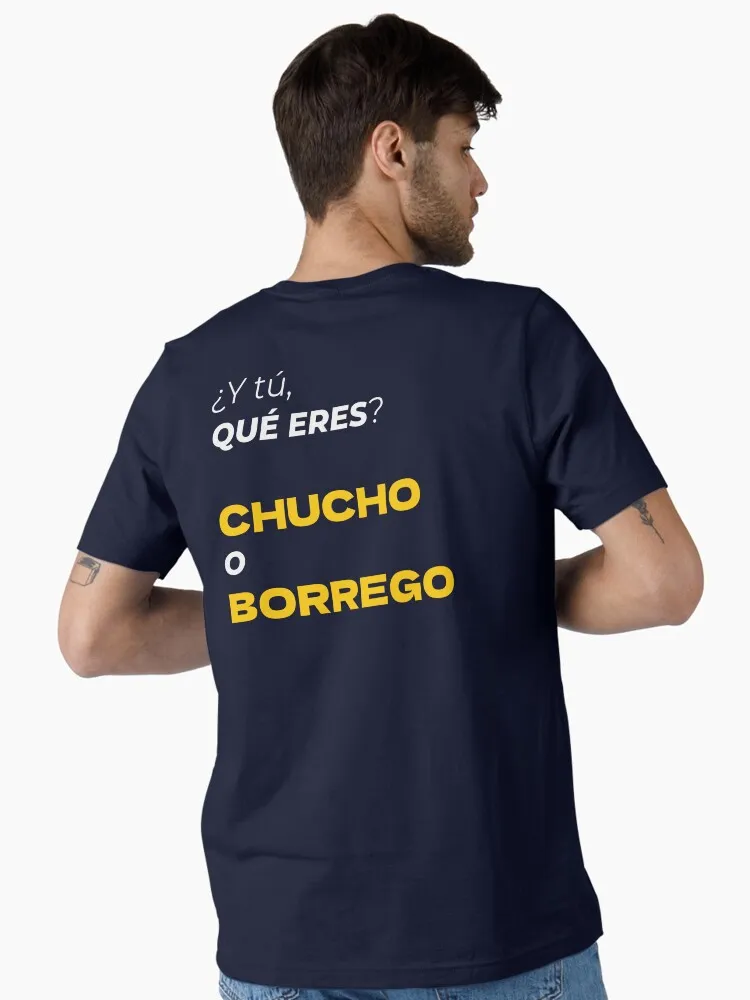 Camiseta ¿Y tú, qué eres? Chucho o Borrego | Daimiel de Don Qixo
